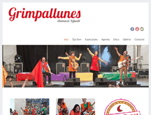Tablet Screenshot of grimpallunes.com